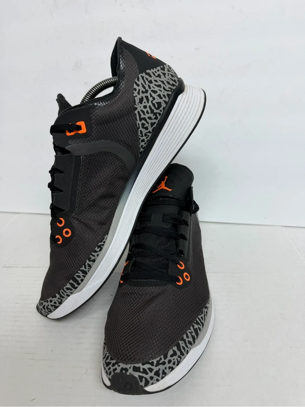 Nike Mens Jordan 88 Racer Black Cement Orange Shoes Sneakers AV1200-008 Size 12